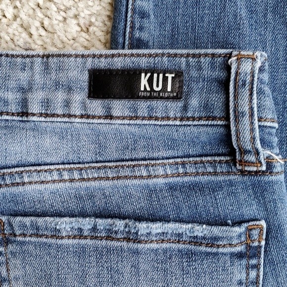 Kut from the Kloth Distressed Catherine Boyfriend Jeans Size 6 - Picture 9 of 13